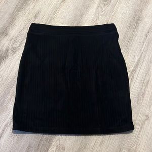NWT Double Zero ✨ Black Corduroy Mini Skirt Sz M